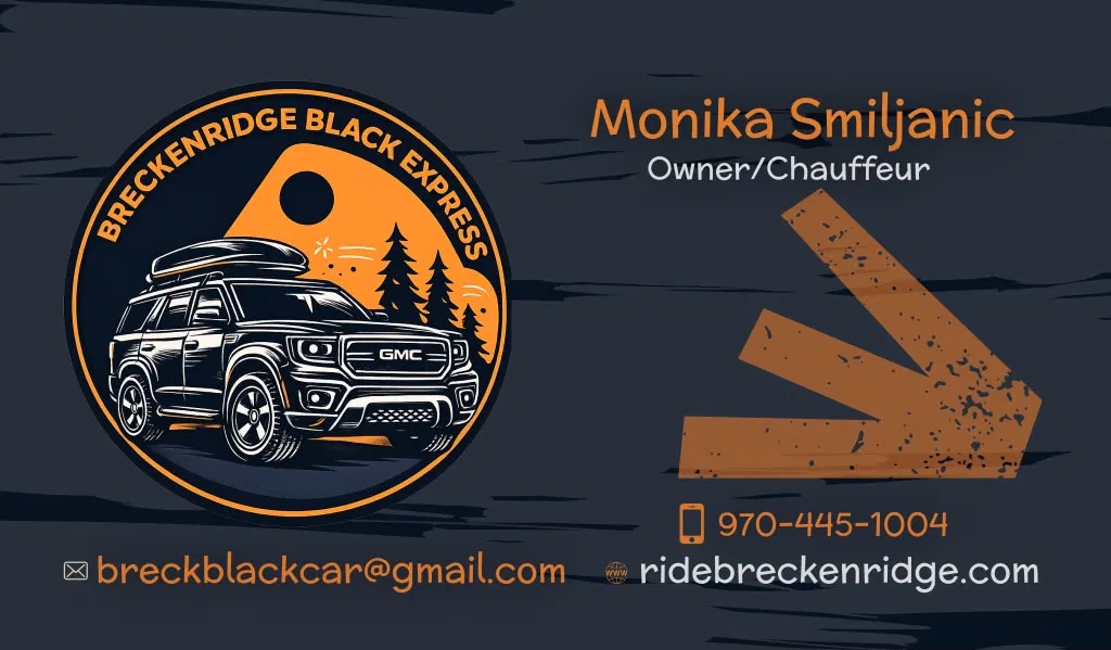 Breckenridge Black Express business card